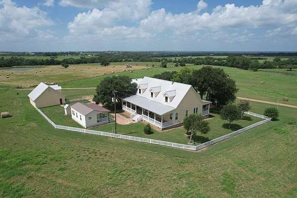 74.6 Acres of Agricultural Land with Home for Sale in Brenham, Texas