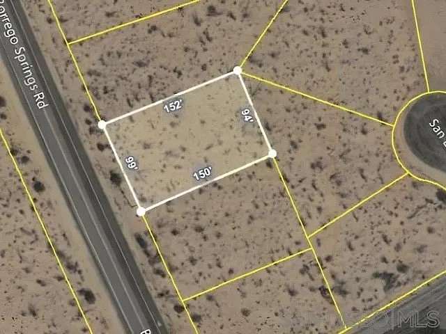 0.33 Acres of Residential Land for Sale in Borrego Springs, California