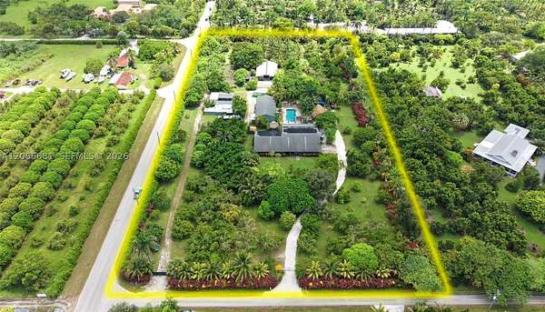 4.23 Acres of Land with Home for Sale in Homestead, Florida