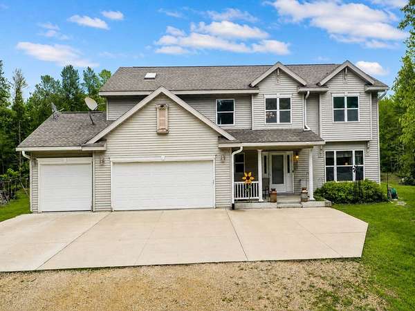 5.4 Acres of Land with Home for Sale in Buena Vista Town, Wisconsin