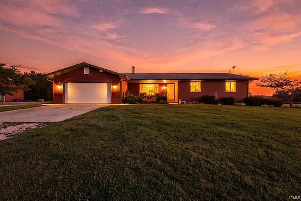 19.3 Acres of Land with Home for Sale in Columbia City, Indiana