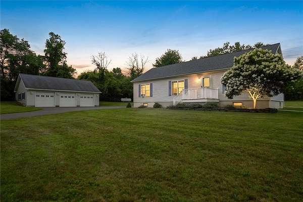 6.89 Acres of Land with Home for Sale in Freeville, New York