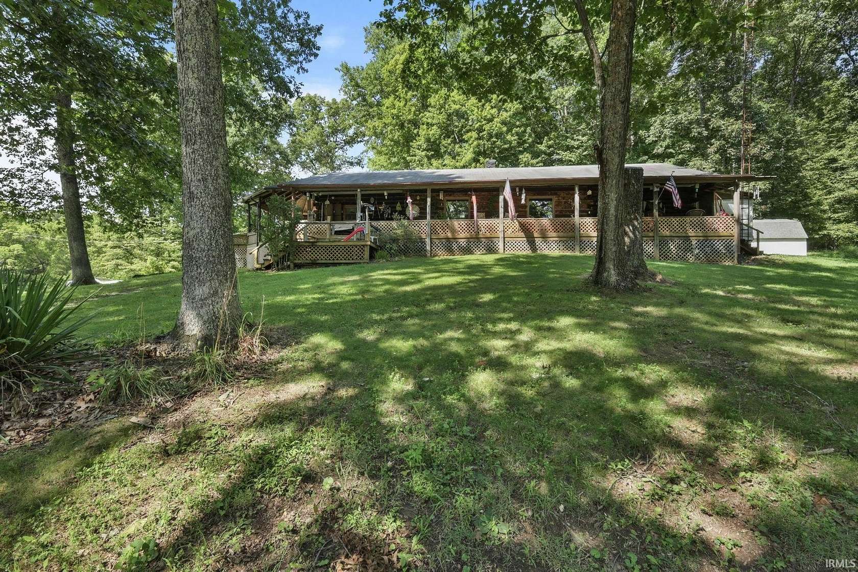 6.7 Acres of Land with Home for Sale in Mitchell, Indiana