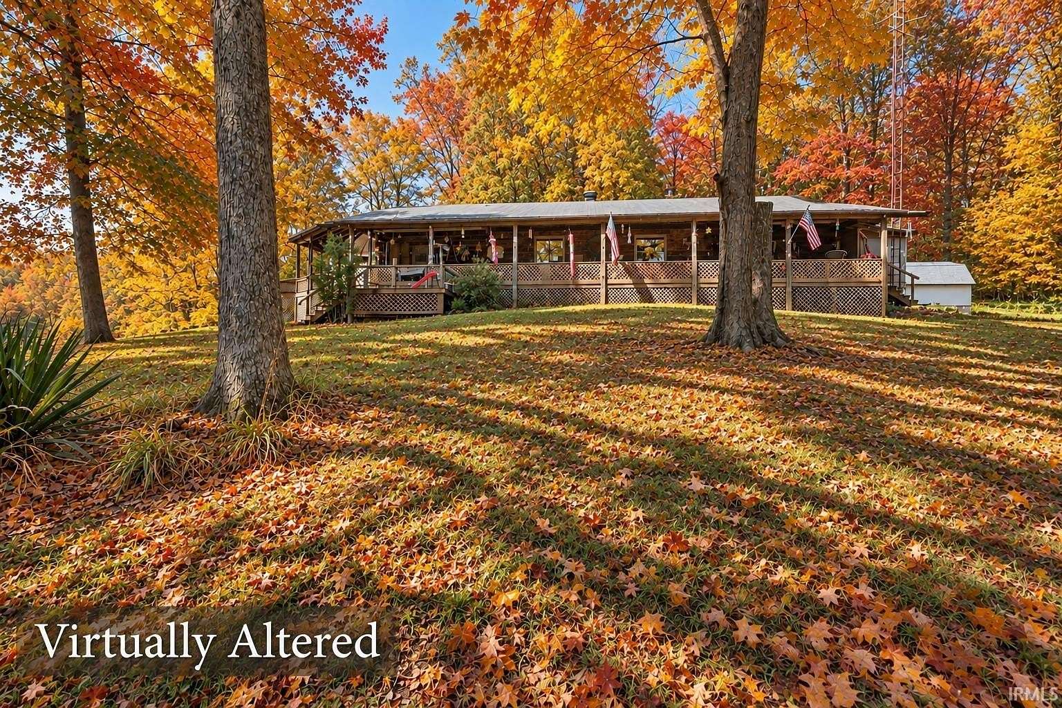 6.7 Acres of Land with Home for Sale in Mitchell, Indiana
