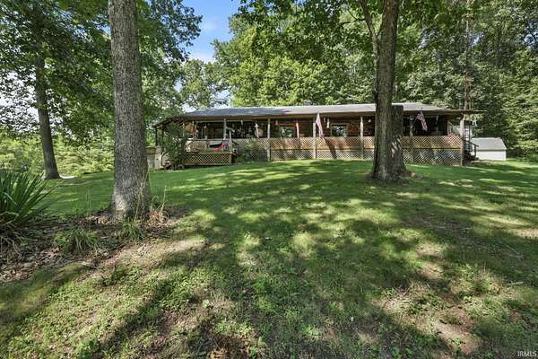 6.7 Acres of Land with Home for Sale in Mitchell, Indiana