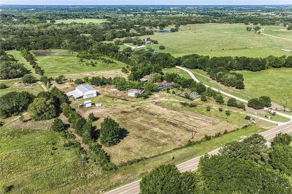 6.52 Acres of Land with Home for Sale in Brenham, Texas