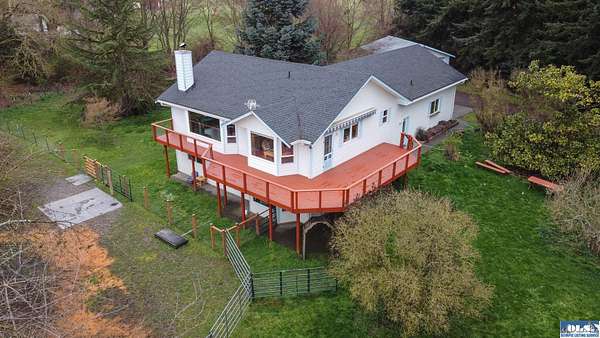 5.14 Acres of Land with Home for Sale in Sequim, Washington