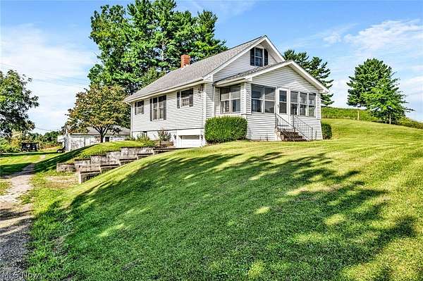 20.3 Acres of Agricultural Land with Home for Sale in St. Clairsville, Ohio