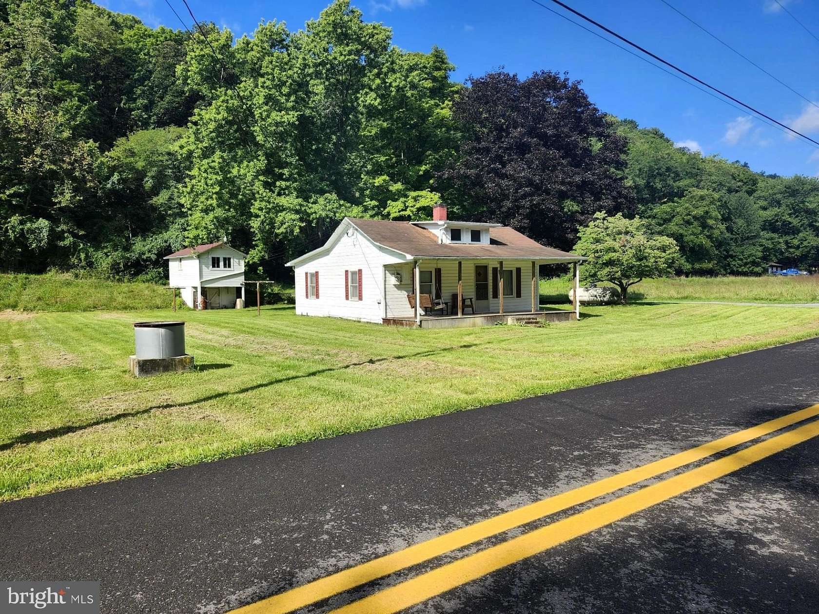 11.2 Acres of Recreational Land with Home for Sale in Burlington, West Virginia