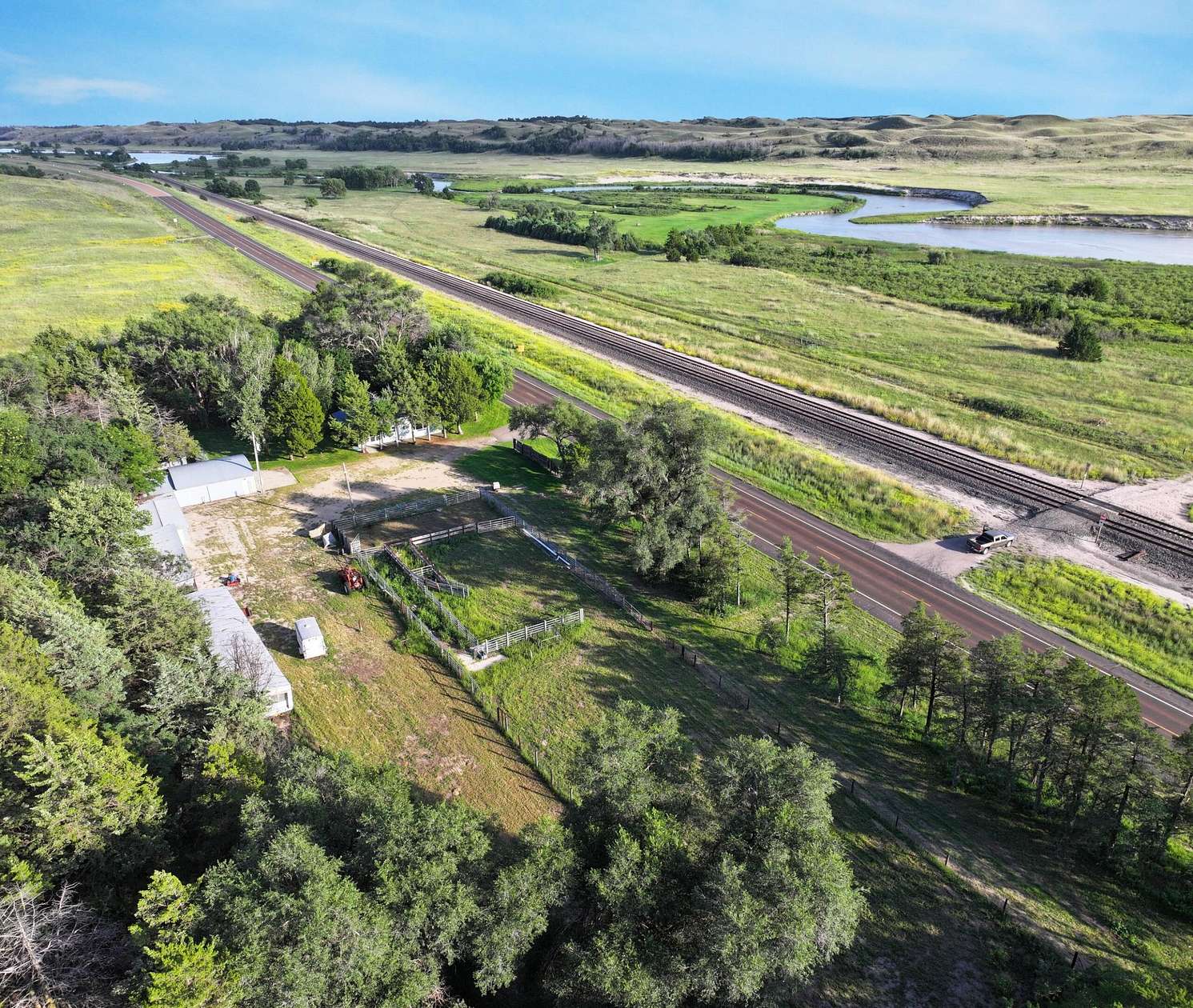 26 Acres of Land with Home for Sale in Thedford, Nebraska