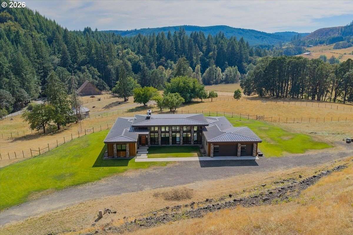 38 Acres of Agricultural Land with Home for Sale in Willamina, Oregon