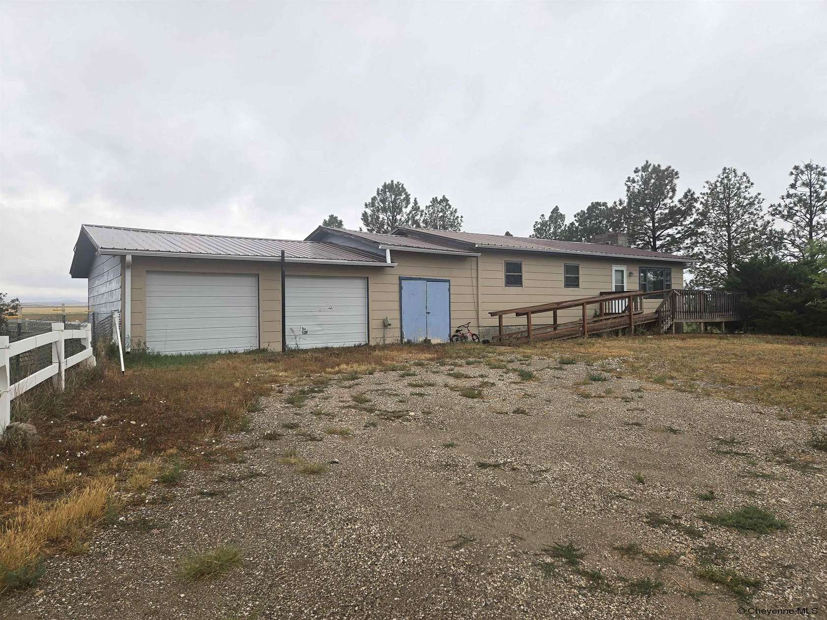 2 Acres of Land with Home for Sale in Wheatland, Wyoming