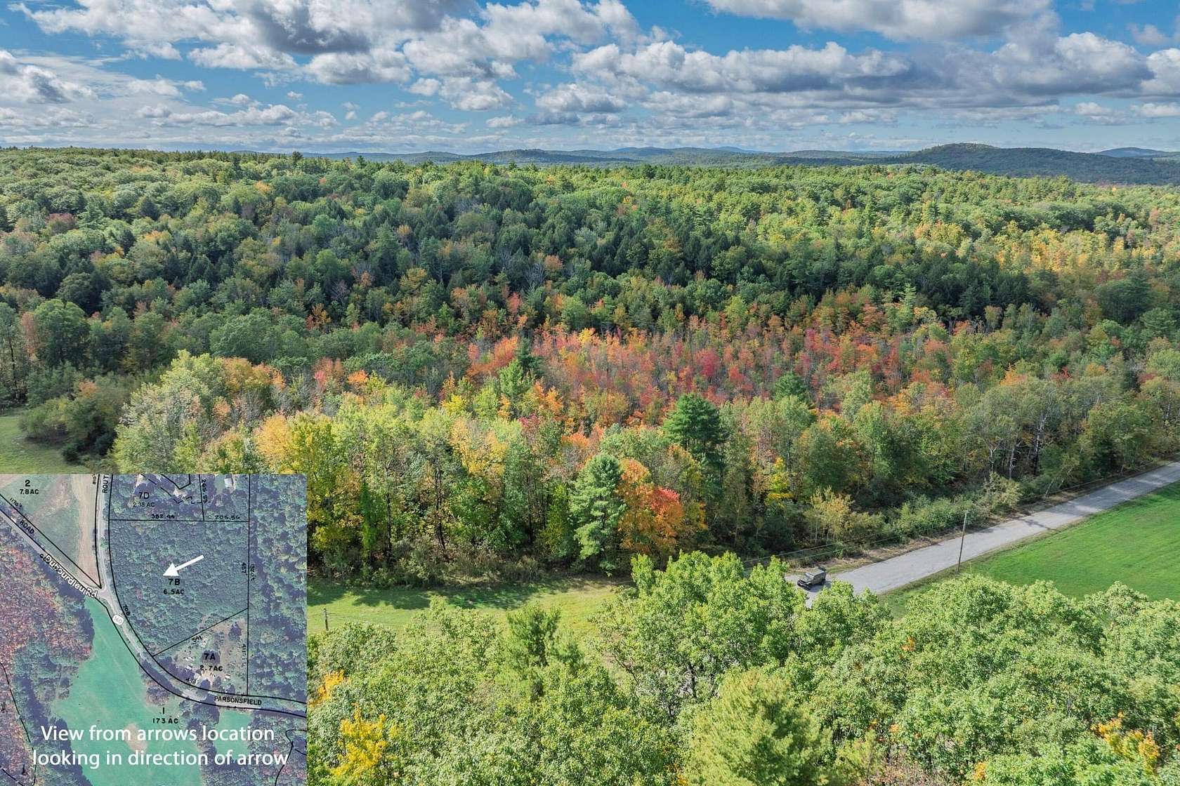 6.5 Acres of Residential Land for Sale in Limerick, Maine
