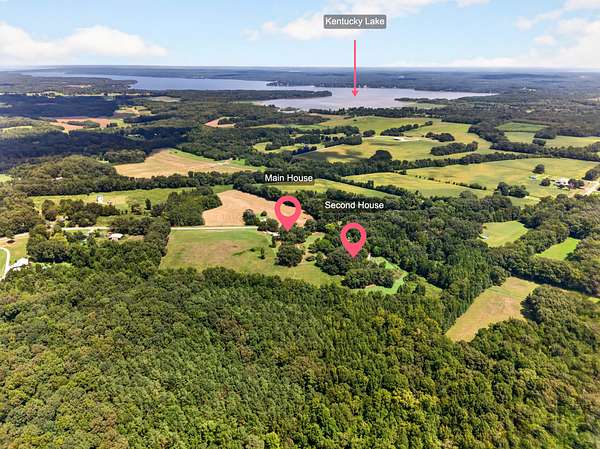 34 Acres of Recreational Land with Home for Sale in Springville, Tennessee
