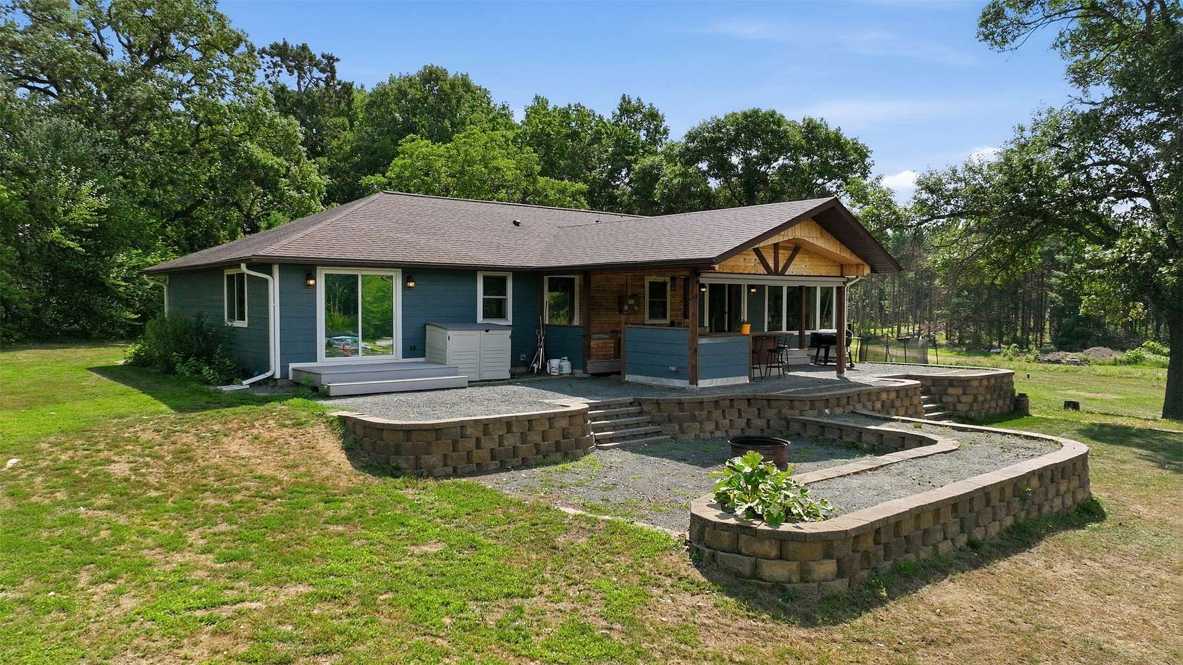 6.53 Acres of Land with Home for Sale in Chetek, Wisconsin