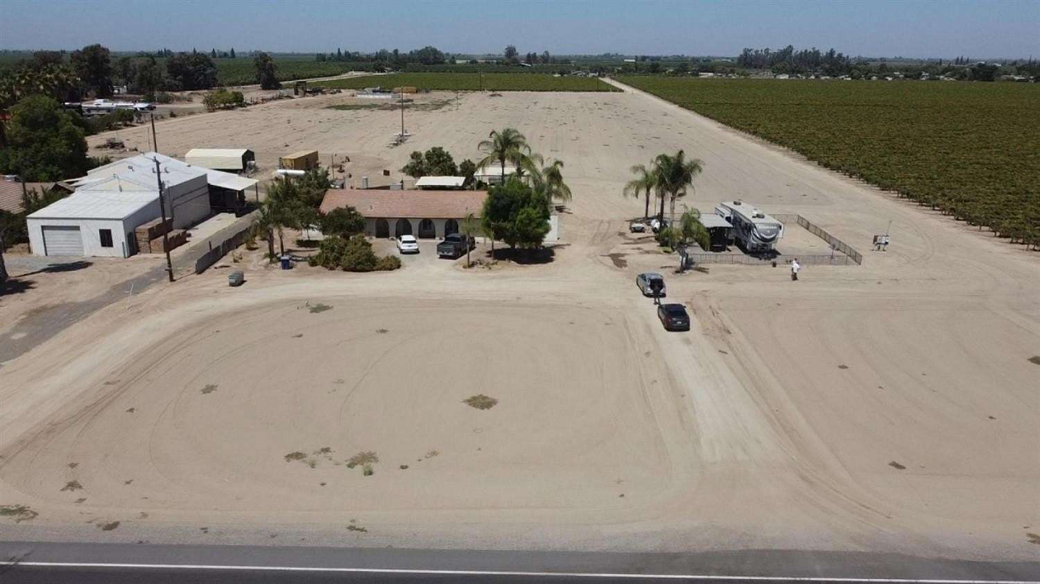 7.4 Acres of Land with Home for Sale in Kerman, California