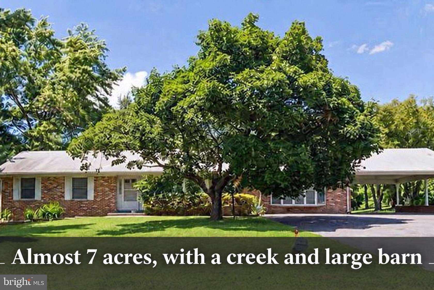 6.69 Acres of Land with Home for Sale in Clarksburg, Maryland