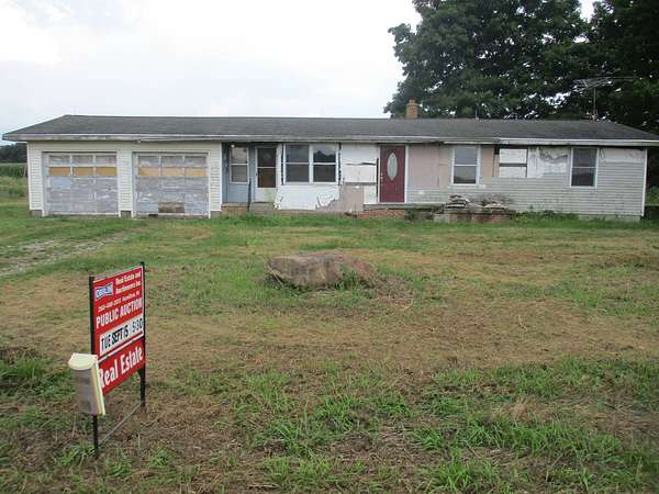 2 Acres of Land with Home for Auction in Ashley, Indiana