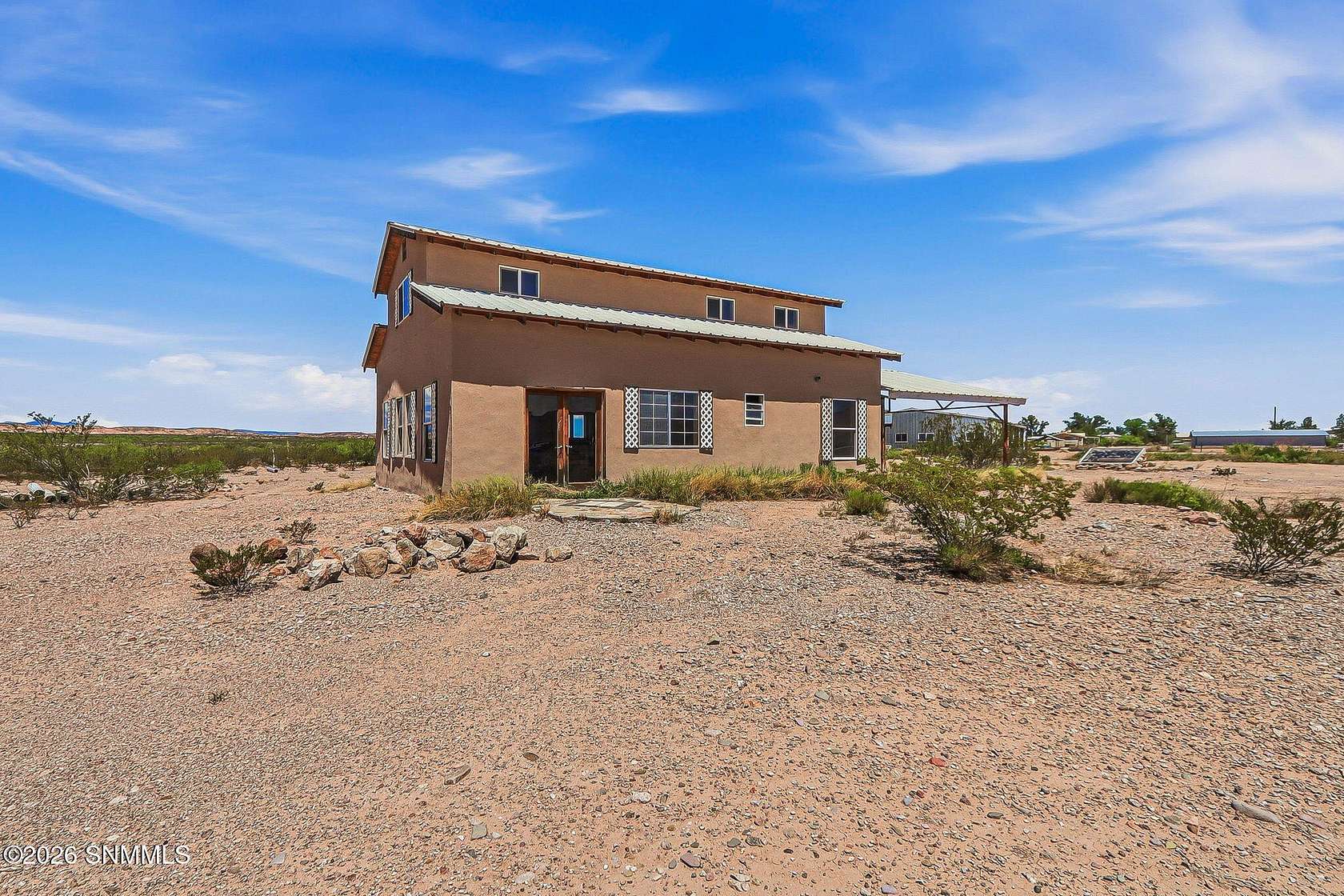 12.8 Acres of Land with Home for Sale in Caballo, New Mexico