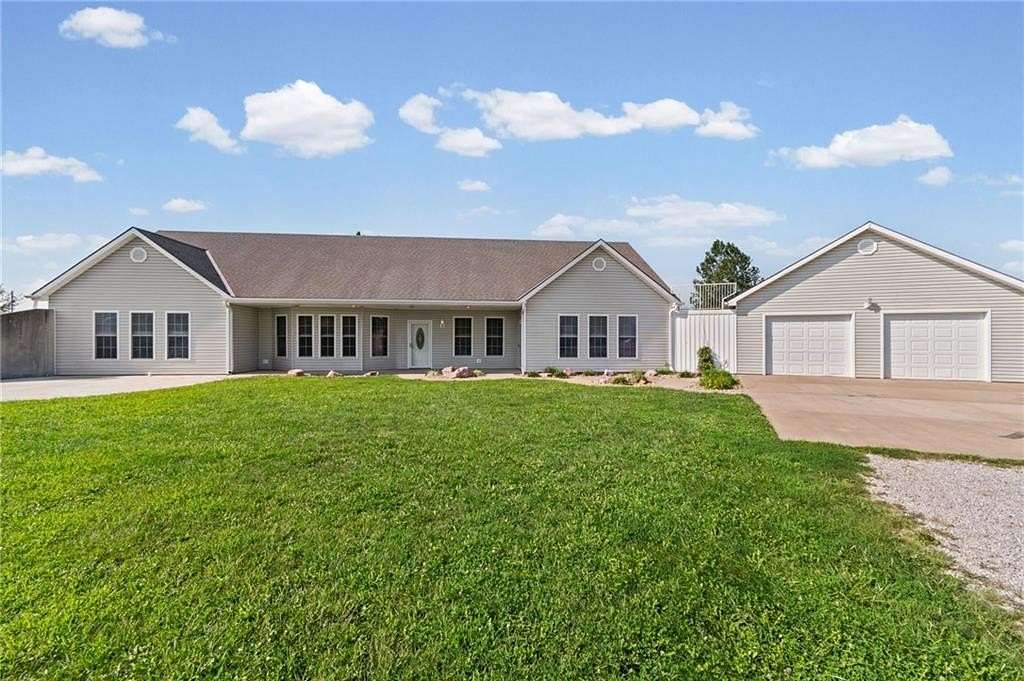 74 Acres of Land with Home for Sale in Lathrop, Missouri