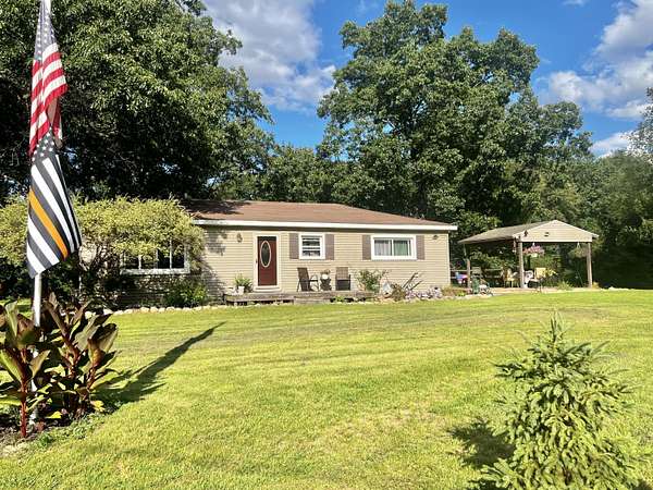 6 Acres of Land with Home for Sale in Hillsdale, Michigan