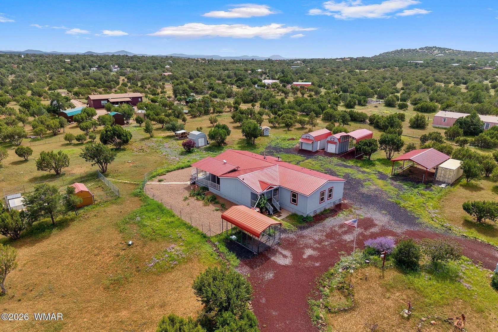 3.5 Acres of Land with Home for Sale in Concho, Arizona