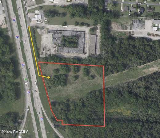 11.1 Acres of Commercial Land for Sale in Lafayette, Louisiana