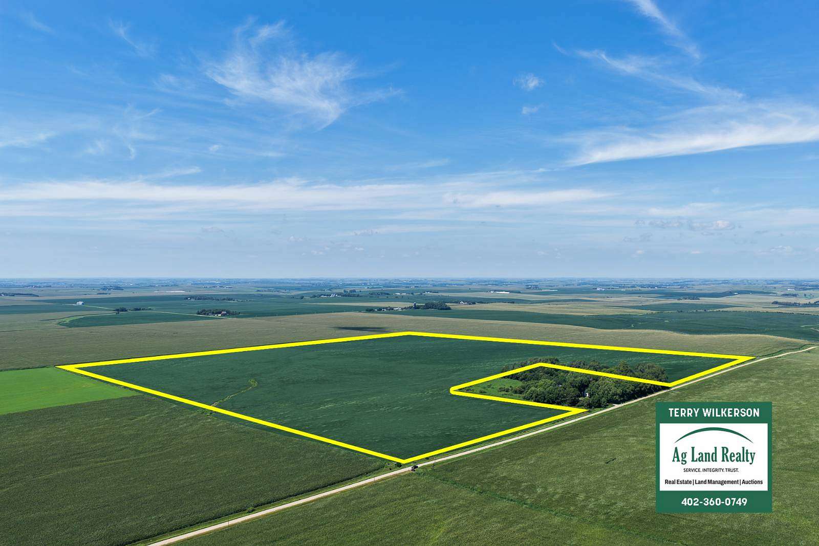 151 Acres of Agricultural Land for Sale in Laurel, Nebraska