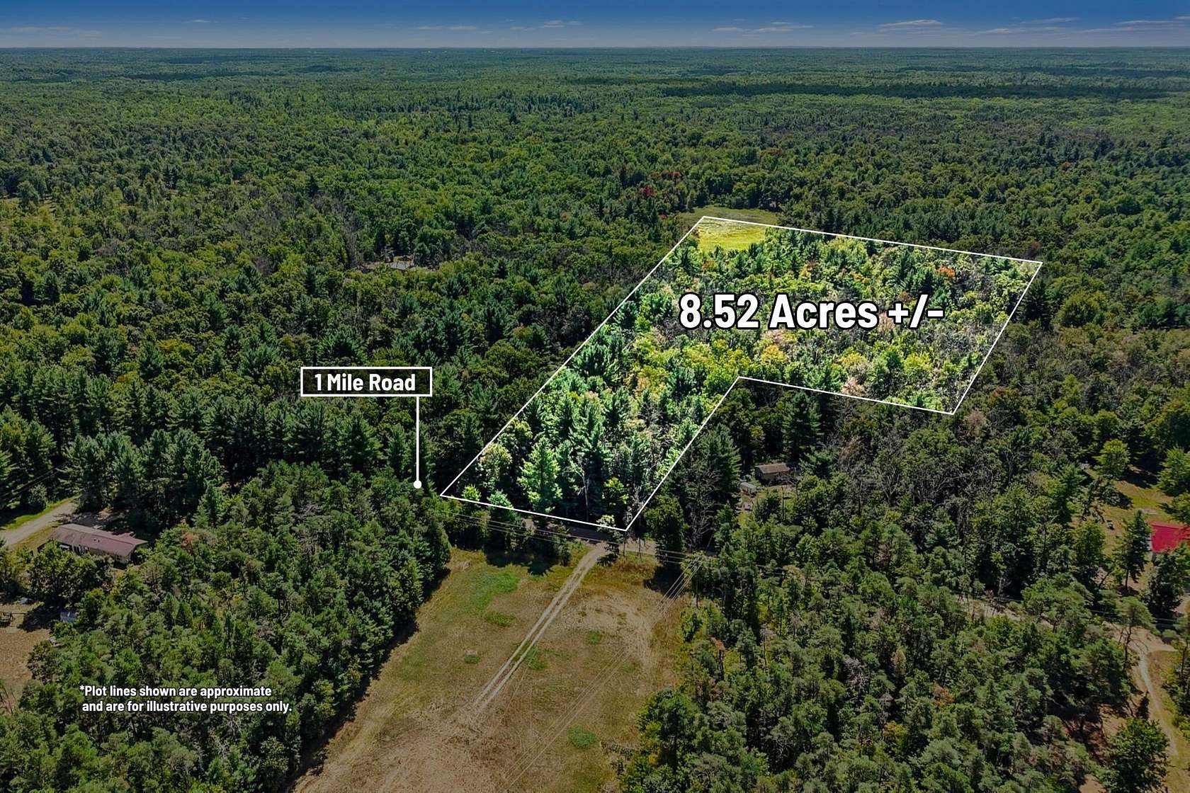 8.52 Acres of Residential Land for Sale in Morley, Michigan