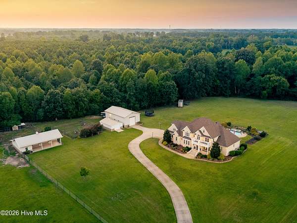 11 Acres of Land with Home for Sale in Winterville, North Carolina
