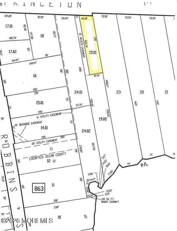 0.2 Acres of Land for Sale in Brick, New Jersey