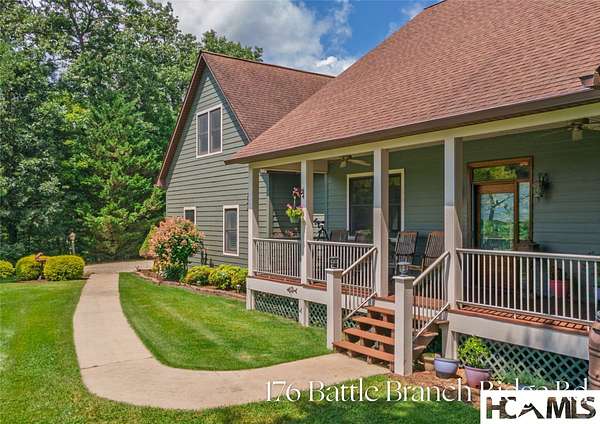 13 Acres of Land with Home for Sale in Franklin, North Carolina