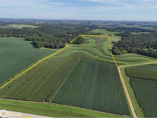 38.4 Acres of Agricultural Land for Auction in Dorchester, Iowa