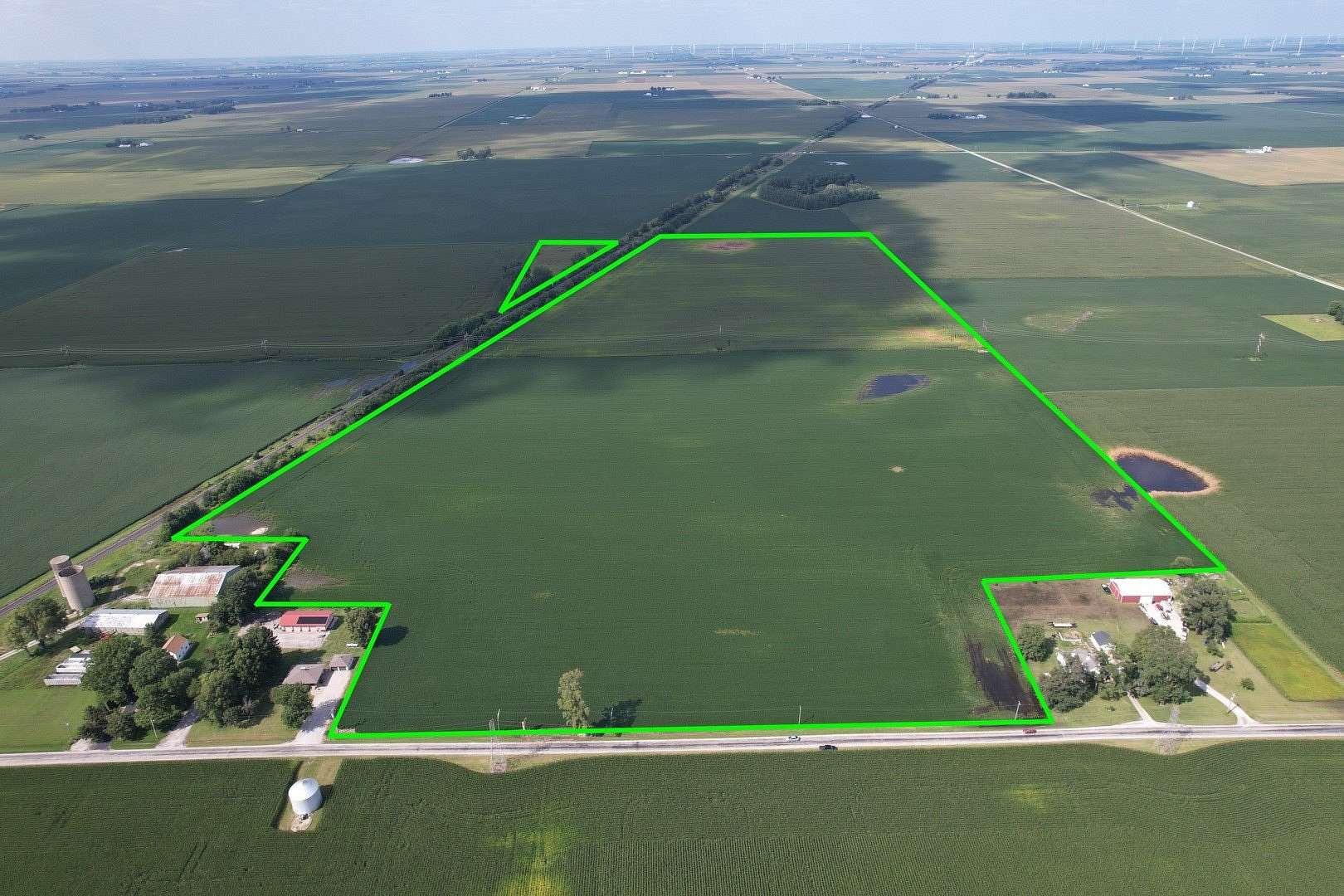 76.7 Acres of Land for Sale in St. Joseph, Illinois