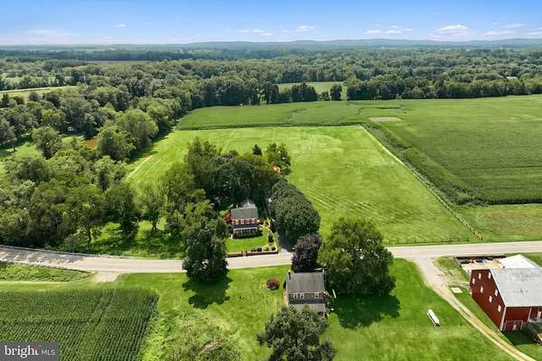 9.88 Acres of Land with Home for Sale in Dover, Pennsylvania