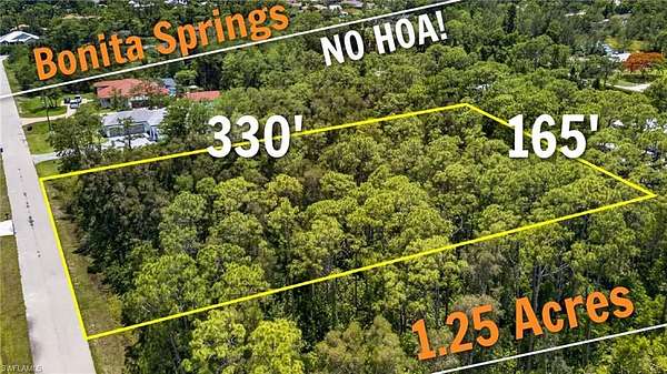 1.25 Acres of Residential Land for Sale in Bonita Springs, Florida