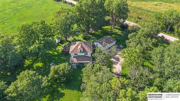 4 Acres of Land with Home for Sale in Ames, Nebraska