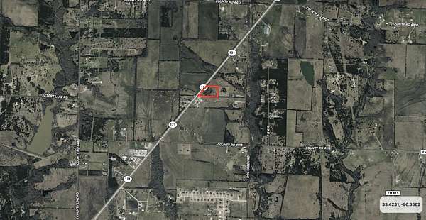 5 Acres of Commercial Land for Lease in Trenton, Texas