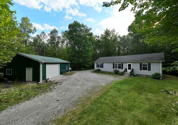 10 Acres of Land with Home for Sale in Lincoln, Michigan