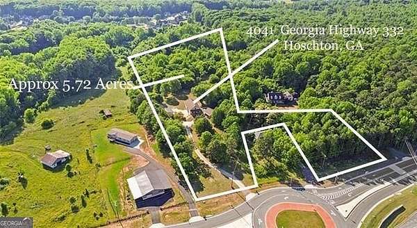 5.72 Acres of Land with Home for Sale in Hoschton, Georgia