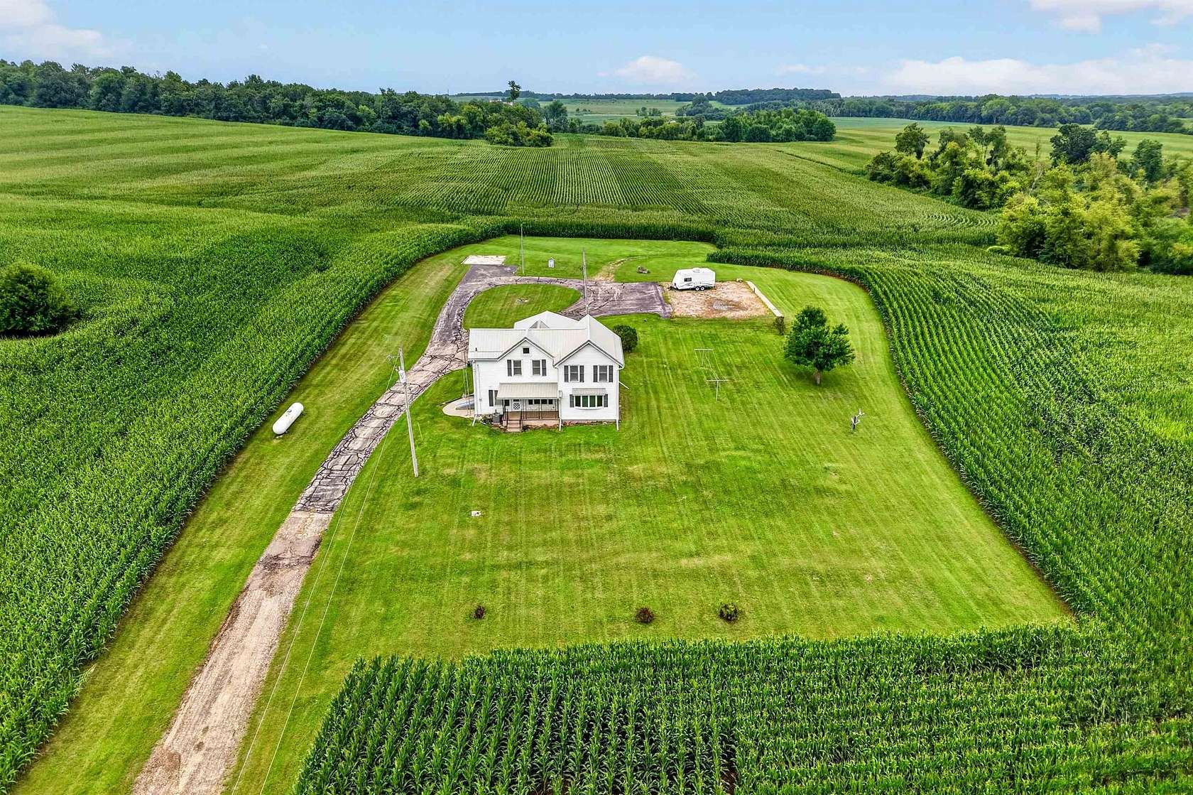 2.83 Acres of Land with Home for Sale in Marshall, Wisconsin