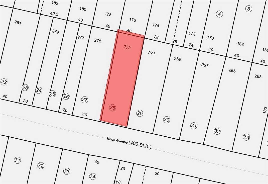 0.12 Acres of Residential Land for Sale in Monessen, Pennsylvania