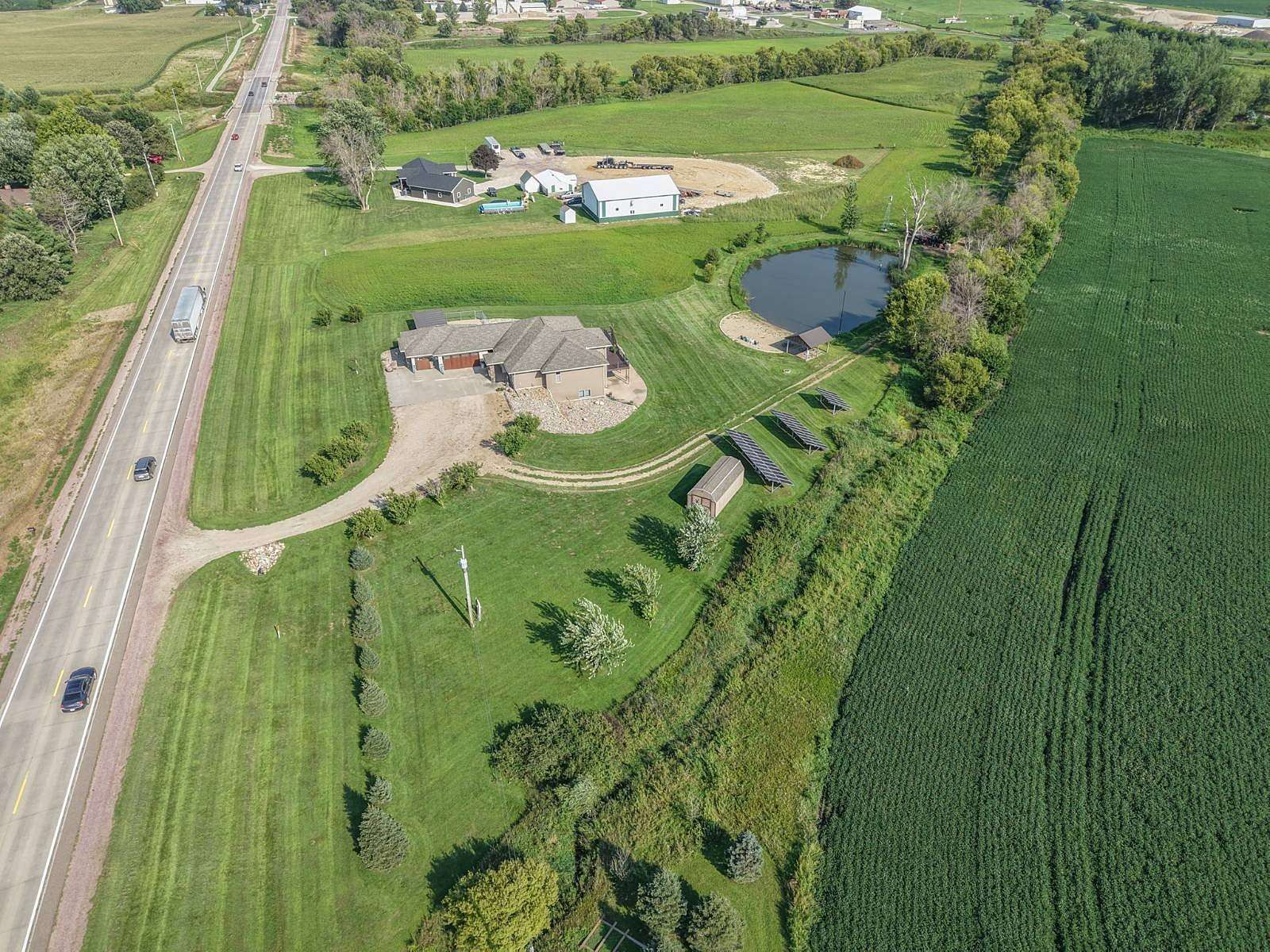 5.22 Acres of Land with Home for Sale in Sheldon, Iowa