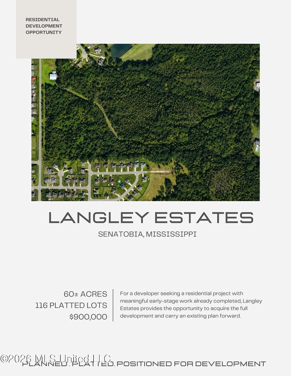 60 Acres of Land for Sale in Senatobia, Mississippi
