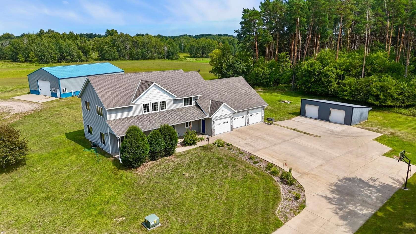 5.14 Acres of Land with Home for Sale in Foley, Minnesota