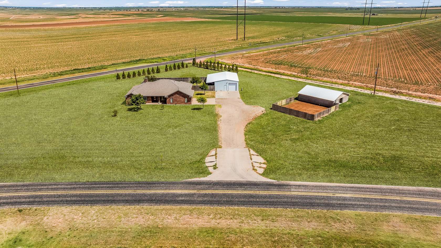 3.48 Acres of Land with Home for Sale in Shallowater, Texas