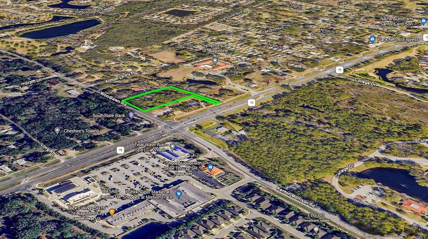 2.5 Acres of Residential Land for Sale in St. Augustine, Florida