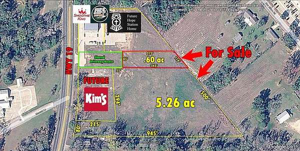 0.62 Acres of Commercial Land for Sale in Palestine, Texas