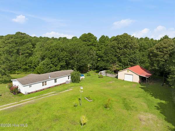 3.17 Acres of Land with Home for Sale in Sneads Ferry, North Carolina