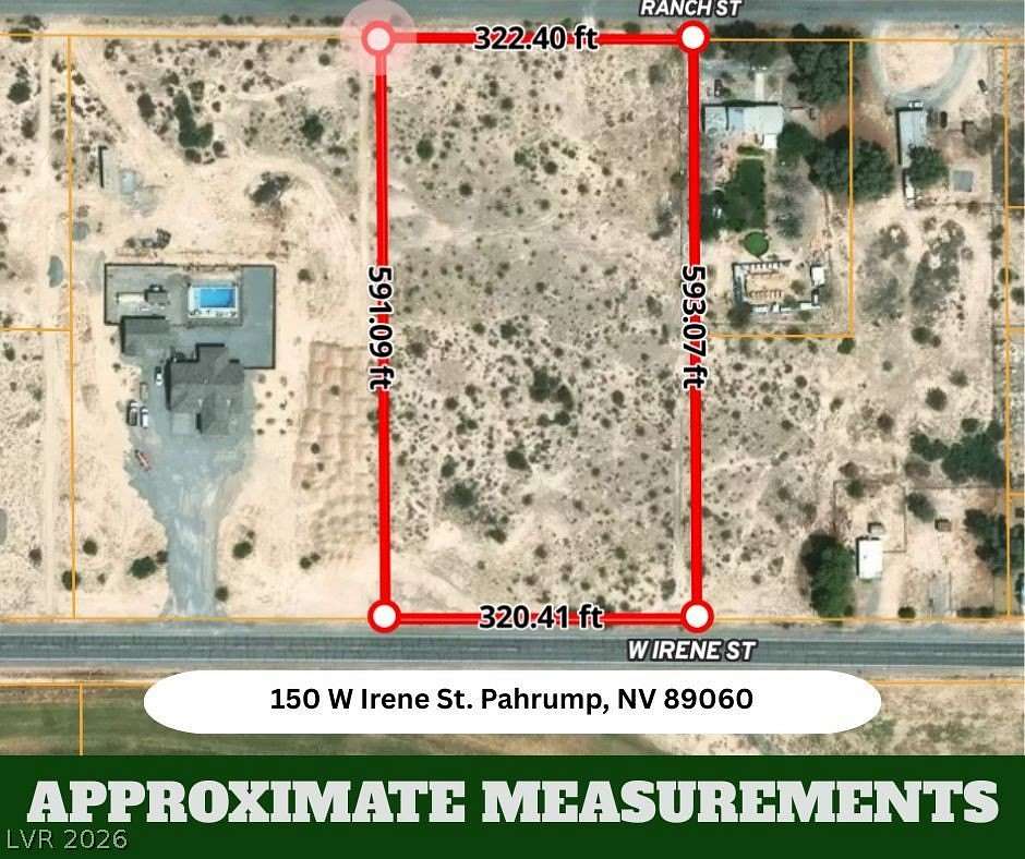 4.5 Acres of Residential Land for Sale in Pahrump, Nevada